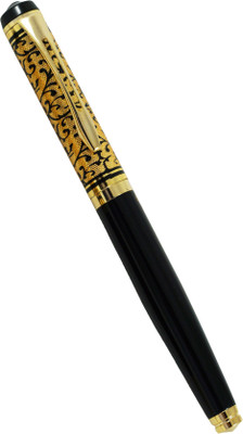 

Auteur Designer Carving Gold Trims Roller Ball Pen