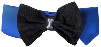 

Shrih Dog Collar With Bowtie Dog Show Collar(, Blue, Black, Black;blue