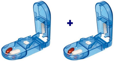 

Ezy Set of 2 Manual Pill Cutter(Aqua)