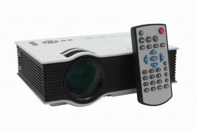 

Voltegic ® UC40 800 x 480 Pixels Home Cinema 800 lm LED Corded Portable Projector(White, Black)