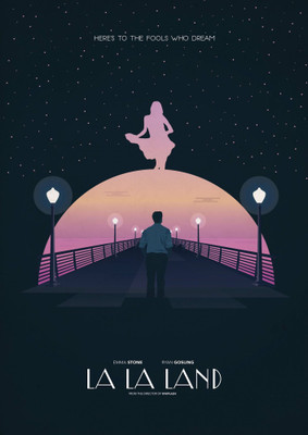 

Tallenge - Tallenge - Art Poster - La La Land - Hollywood Collection - Unframed Rolled A3 Size Poster (11.6x16.5 inches) Paper Print(12 inch X 17 inch, Rolled)