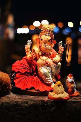 

GOD'S LORD GANESH ON FINE ART PAPER HD QUALITY WALLPAPER POSTER Fine Art Print(19 inch X 13 inch, Rolled)