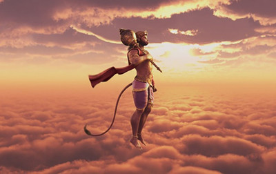 

GODS LORD HANUMAN ON FINE ART PAPER HD QUALITY WALLPAPER POSTER Fine Art Print(19 inch X 13 inch, Rolled)