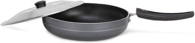 

RECON Masterchef Fry Pan 23 cm diameter with Lid(Aluminium, Non-stick), Blue