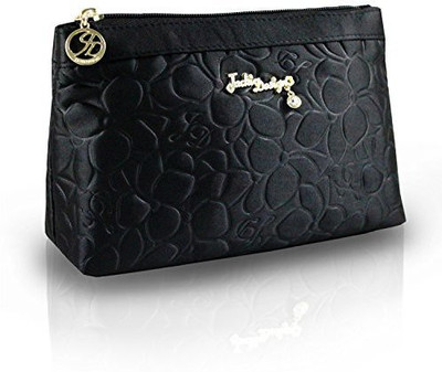 

Jacki Design Royal Blossom Cosmetic Makeup Bag Organizer (Black) ABC14018 Cosmetic Bag(Black)