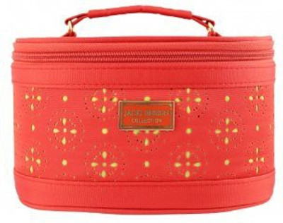 

Jacki Design Lightweight Fabric Cosmopolitan Beauty Train Travel Case -- Several Colors (Orange) Cosmetic Bag(Orange)