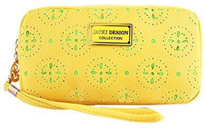 

Jacki Design ABC38016YL Cosmopolitan Cosmetic Bag With Wristlet Yellow Cosmetic Bag(Yellow)