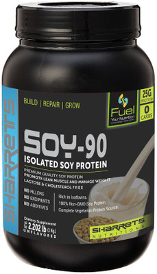 

Sharrets Nutritions Non GMO Isolated Soy Protein 90% Plant-Based Protein(1000 g, Unflavor)