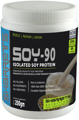 

Sharrets Nutritions Non GMO Isolated Plant-Based Protein(200 g, UNFLAVORED)