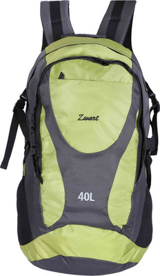 

Zwart RUCK-PEAK Rucksack - 40 L(Grey, Green), Green;grey