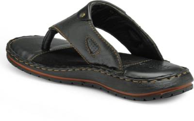 Teakwood Men Black Sandals
