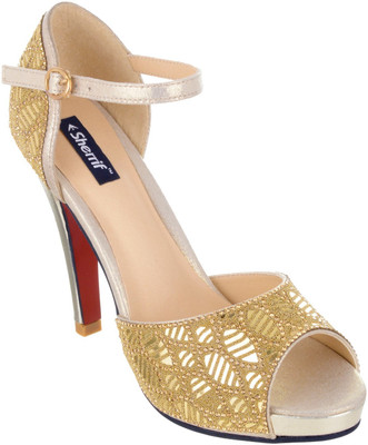 

Sherrif Shoes Women GOLDEN Heels