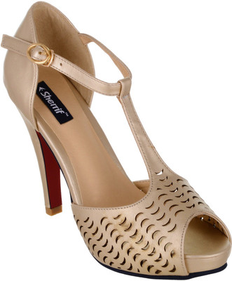 

Sherrif Shoes Women GOLDEN Heels