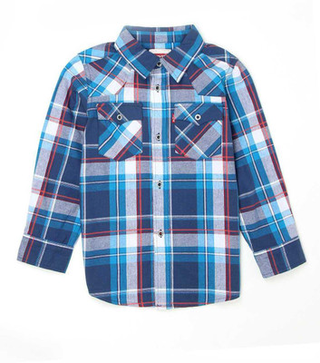 

Levi's Boys Checkered Casual Multicolor Shirt