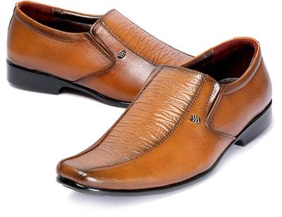Kivalo Premium Genuine Leather Formal Shoes Slip On