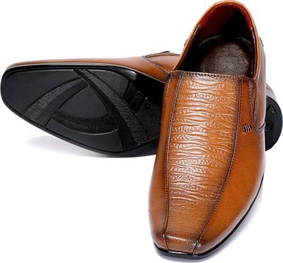 Kivalo Premium Genuine Leather Formal Shoes Slip On