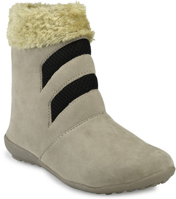

Zachho Stylish and Trendy Boots For Women(Beige, Cream