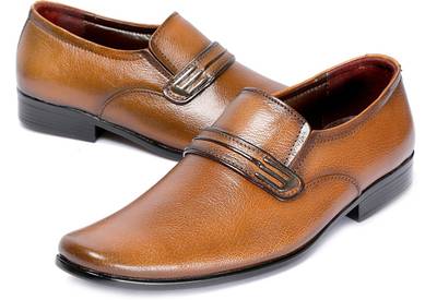 Kivalo Premium Genuine Leather Formal Shoes Slip On