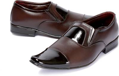 Kivalo Premium Genuine Leather Formal Shoes Slip On