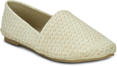 

Kielz Khaki-Ladies-Slip-On-Flat-Sneakers Espadrilles For Women(Beige