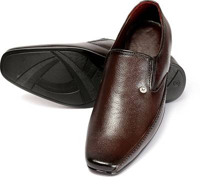 Kivalo Premium Genuine Leather Formal Shoes Slip On