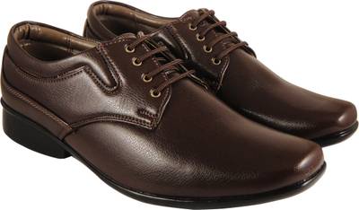 Action Synergy Men's PL4477 Brown Formal Lace Up