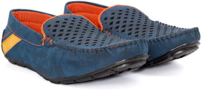 

Alberto Calza Top Lasered Loafers For Men(Blue