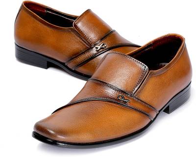 Kivalo Premium Genuine Leather Formal Shoes Slip On
