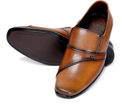 Kivalo Premium Genuine Leather Formal Shoes Slip On
