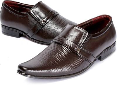 Kivalo Premium Genuine Leather Formal Shoes Slip On