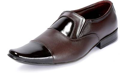 Kivalo Premium Genuine Leather Formal Shoes Slip On