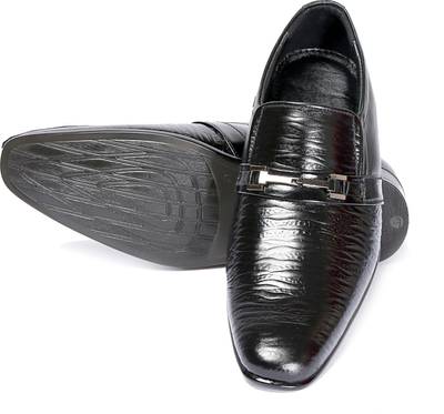 Kivalo Premium Genuine Leather Formal Shoes Slip On