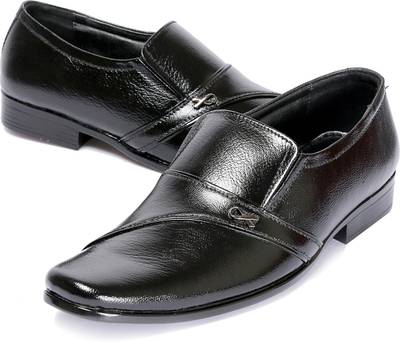 Kivalo Premium Genuine Leather Formal Shoes Slip On