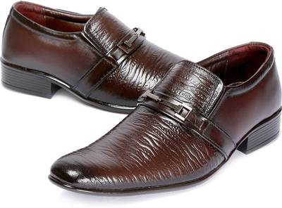 Kivalo Premium Genuine Leather Formal Shoes Slip On