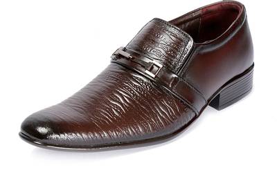 Kivalo Premium Genuine Leather Formal Shoes Slip On