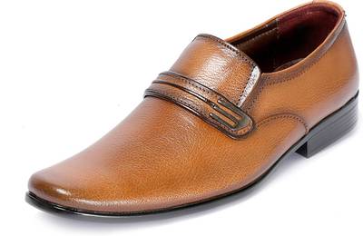 Kivalo Premium Genuine Leather Formal Shoes Slip On