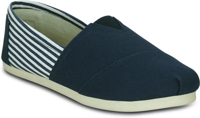 

Kielz Blue-Ladies-Slip-On-Flat-Sneakers Slip On Sneakers For Women(Multicolor