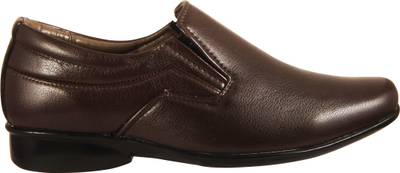 Action Synergy Men's PL4420 Brown Formal Slip On