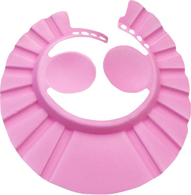 

Futaba Adjustable Baby Bath Shower Cap With Ear Shield - Pink