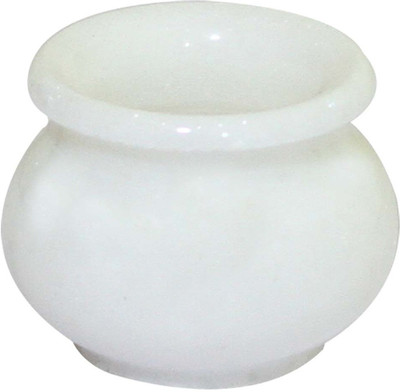 

Mahaveer Creation Decorative Showpiece - 7 cm(Stoneware, White)