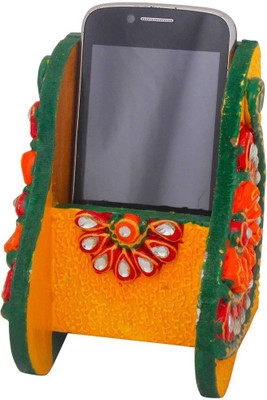 

Halowishes 1 Compartments Wood Mobile Stand(Multicolor)