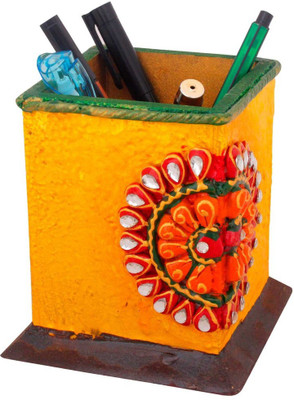 

Halowishes 1 Compartments Wood Pen Stand(Multicolor)