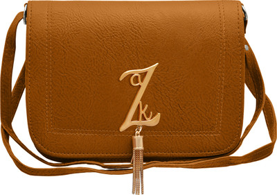 

Tap Fashion Women Casual Brown PU Sling Bag