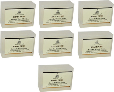 

Khadi Pure Sandalwood Soap(875 g, Pack of 7)