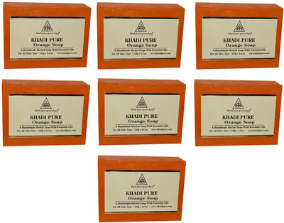 

Khadi Pure Chandan Haldi Soap(875 g, Pack of 7)