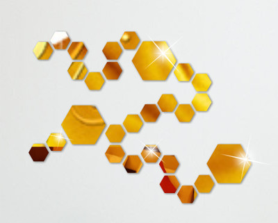 

Naveed Arts  Acrylic Sticker Sticker(Pack of 1, Gold