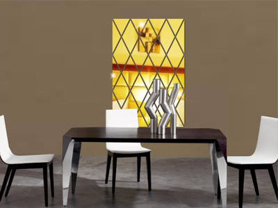 

Naveed Arts  Acrylic Sticker Sticker(Pack of 1, Gold