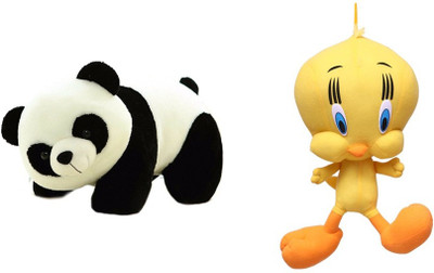 

Pari Soft Panda And Tweety - 30 cm(Multicolor)