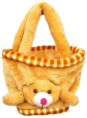 

Pari Brown Soft Basket Bag - 20 cm(Brown)