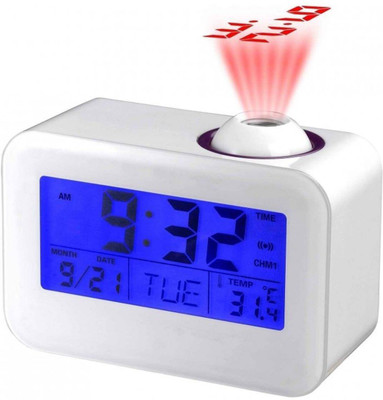 

Global Gifts Digital White Clock